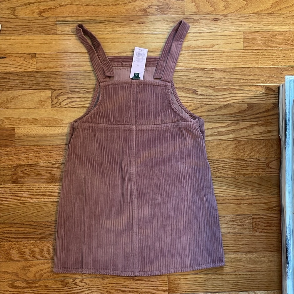 NWT Wild Fable Pink Corduroy Overall Jumper Dress - Picture 7 of 11